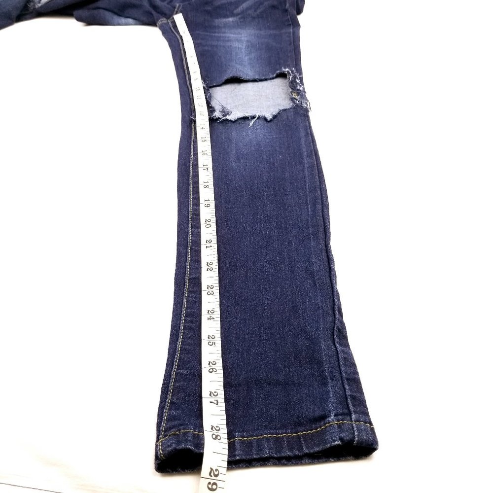 JOE'S JEANS | Knee Burnout Skinny Jeans Dark 26 XS - Picture 9 of 12